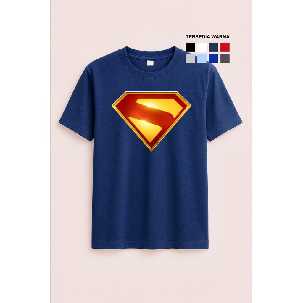 เสื้อยืด Superman ใหม่ เสื้อยืด Superman 2026 เสื้อยืด supergirl 2026 เสื้อยืดผู้ใหญ่ ไซส์ S - 3 XL