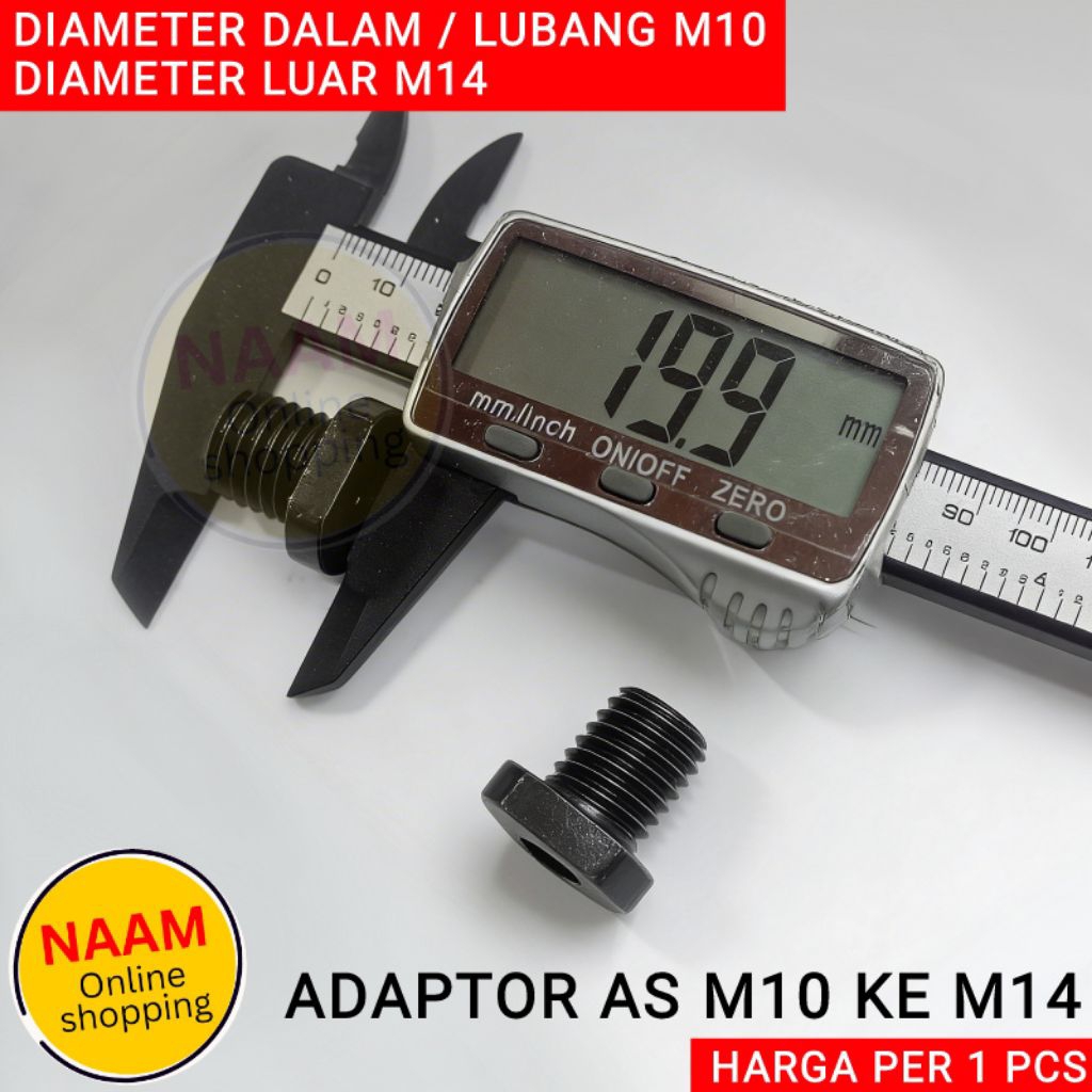 ADAPTER AS M10 TO M14 - CONVERTER AS M10 TO M14 - อะแดปเตอร์ CONVERSION AS
