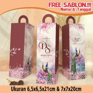 (FREE SABLON) BOX SOUVENIR TUMBLER / BOTOL  FULLCOLOR BAHAN TEBAL