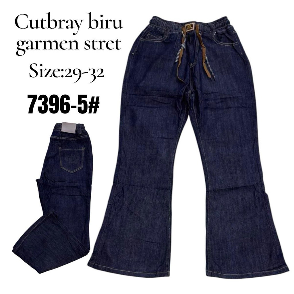 HW Cutbray Jeans HS 7396-5 ไซส์ 29-32 (ยืดได้)