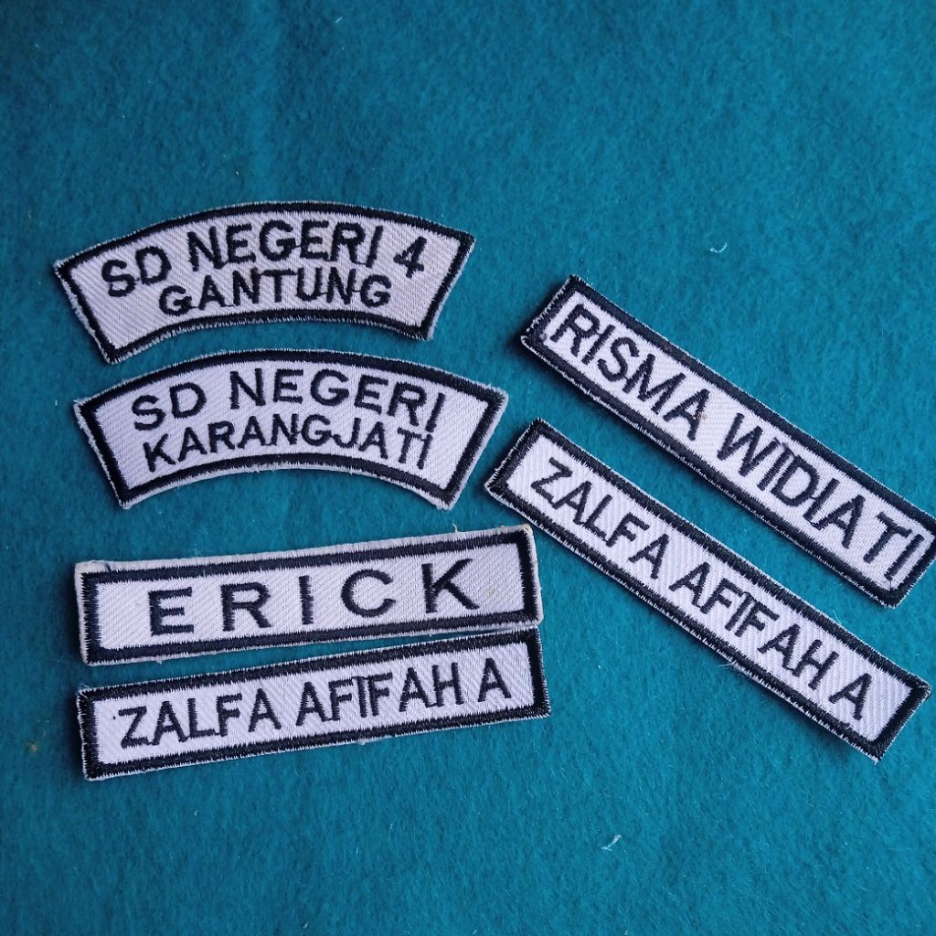 PO 3 วัน CUSTOM SCHOOL UNIFORM NAME EMBROIDERY สําหรับเครื่องเขียน, MIDDLE SCHOOL, สูง SCHOOL, SCHOO