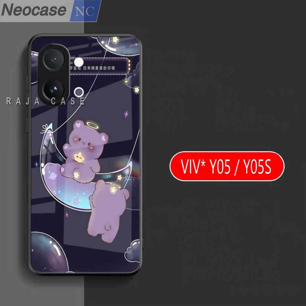 SoftCase Glass Kaca VIVO Y05 / Y05S - Casing HPVIVO Y05 / Y05S Case HP Y05 - N43