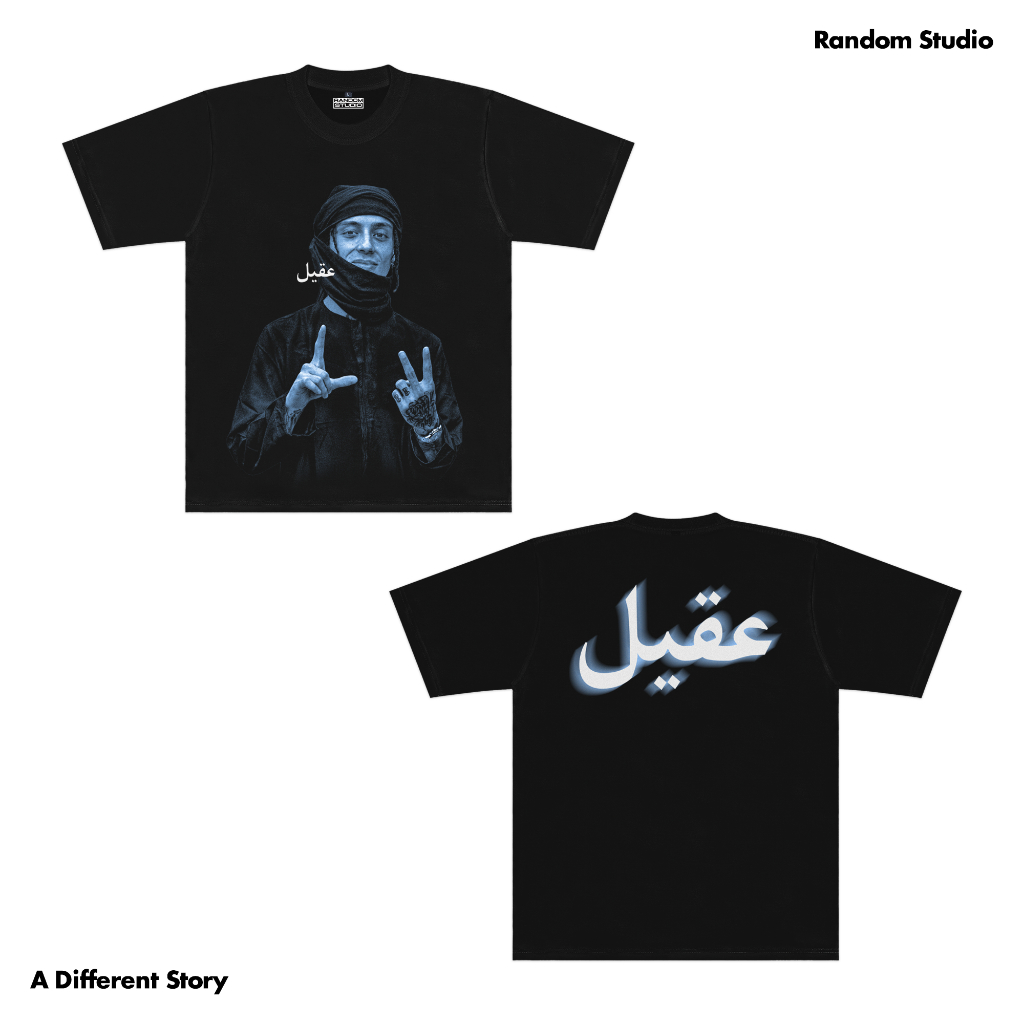 Random Studio Regular Tshirt Supersoft 24s Music Series Aqeel Central Cee