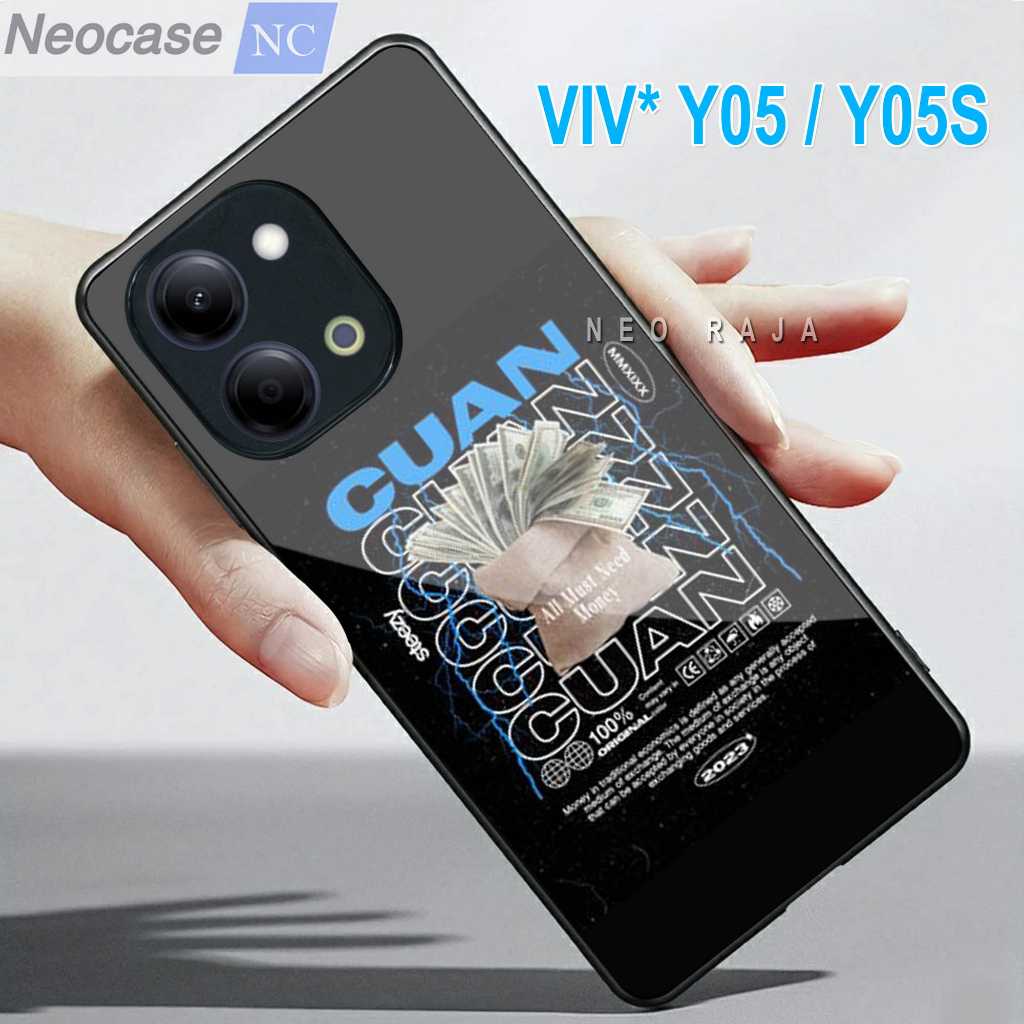 SoftCase Glass Kaca VIVO Y05 / Y05S - Casing HPVIVO Y05 / Y05S Case HP Y05 - N187