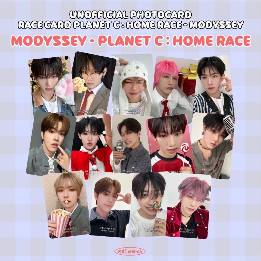 MODYSSEY / PLANET C HOME RACE / BOYS II PLANET / BOYS PLANET 2 / PHOTOCARD UNOFFICIAL / RACE CARD