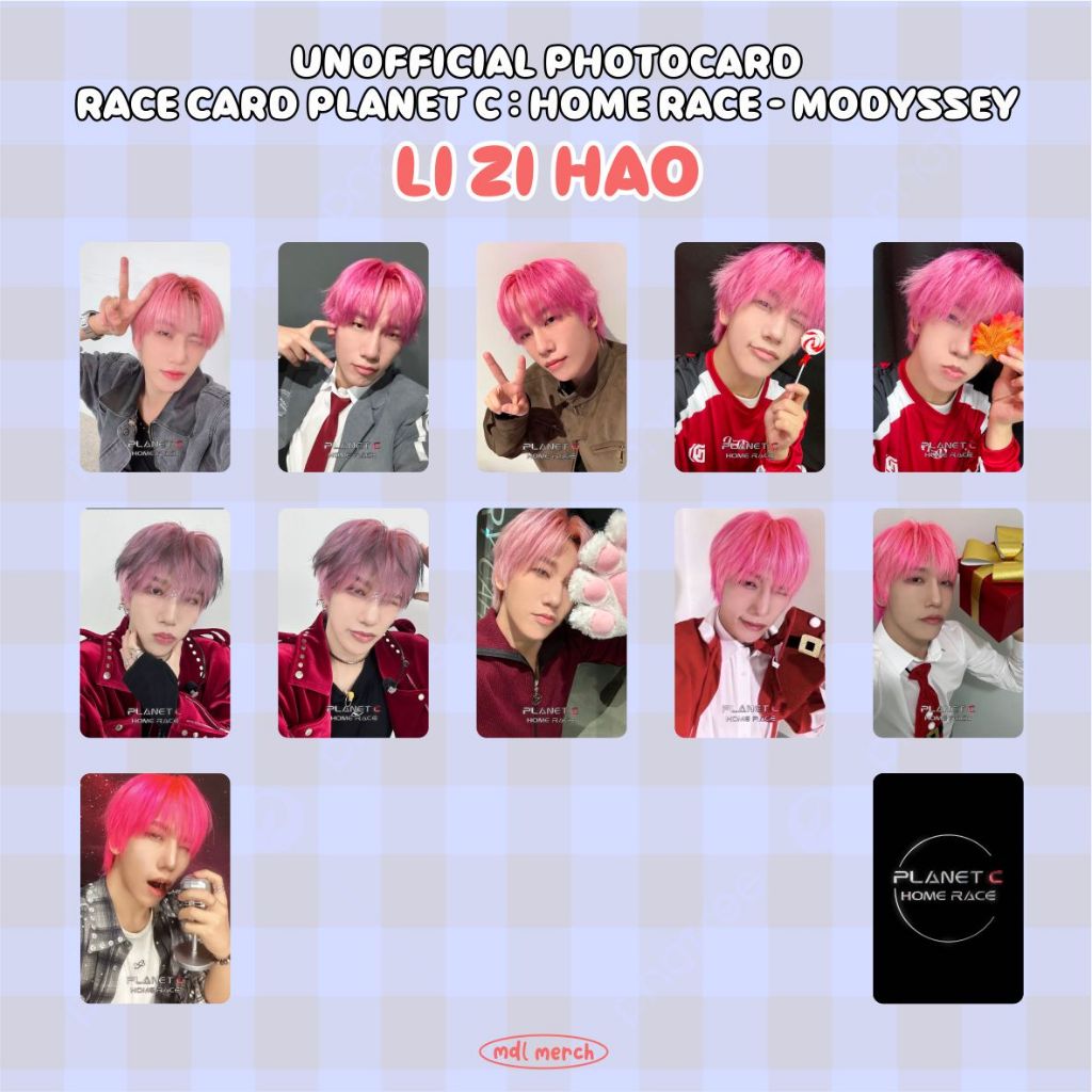 LIOFFICIAL ZI HAO / MODYSSEY / PLANET C HOME RACE / BOYS II PLANET / BOYS PLANET 2 / UN PHOTOCARD / 