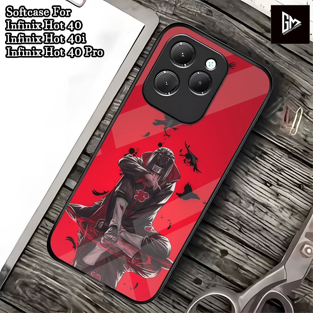 ( 0027 ) Softcase Glass Kaca Infinix Hot 40 Infinix Hot 40 Pro Infinix Hot 40i ล่าสุด 2024 Case Infi