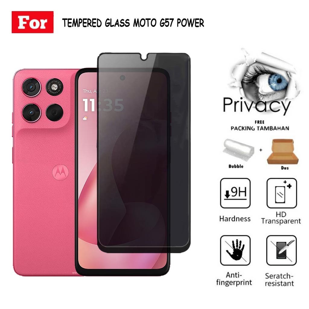 ANTI SCRATCH SPY MOTO G57 POWER - Ceramic Matte Spy MOTO G57 POWER - ANTI SCRATCH MATTE Ceramic ANTI