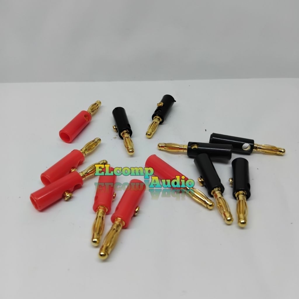 Banana Pin Gold Audio Jack / Banana Pin Gold Jack