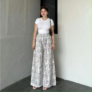 Celana Kulot Daily Pants Motif Abstrak Celana Panjang Wanita Dewasa Jumbo