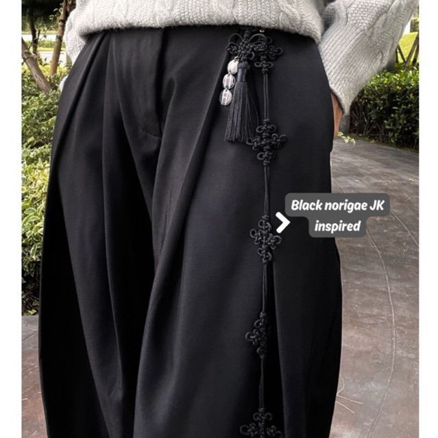 BLACK JK TASSEL NORIGAE INSPIRED
