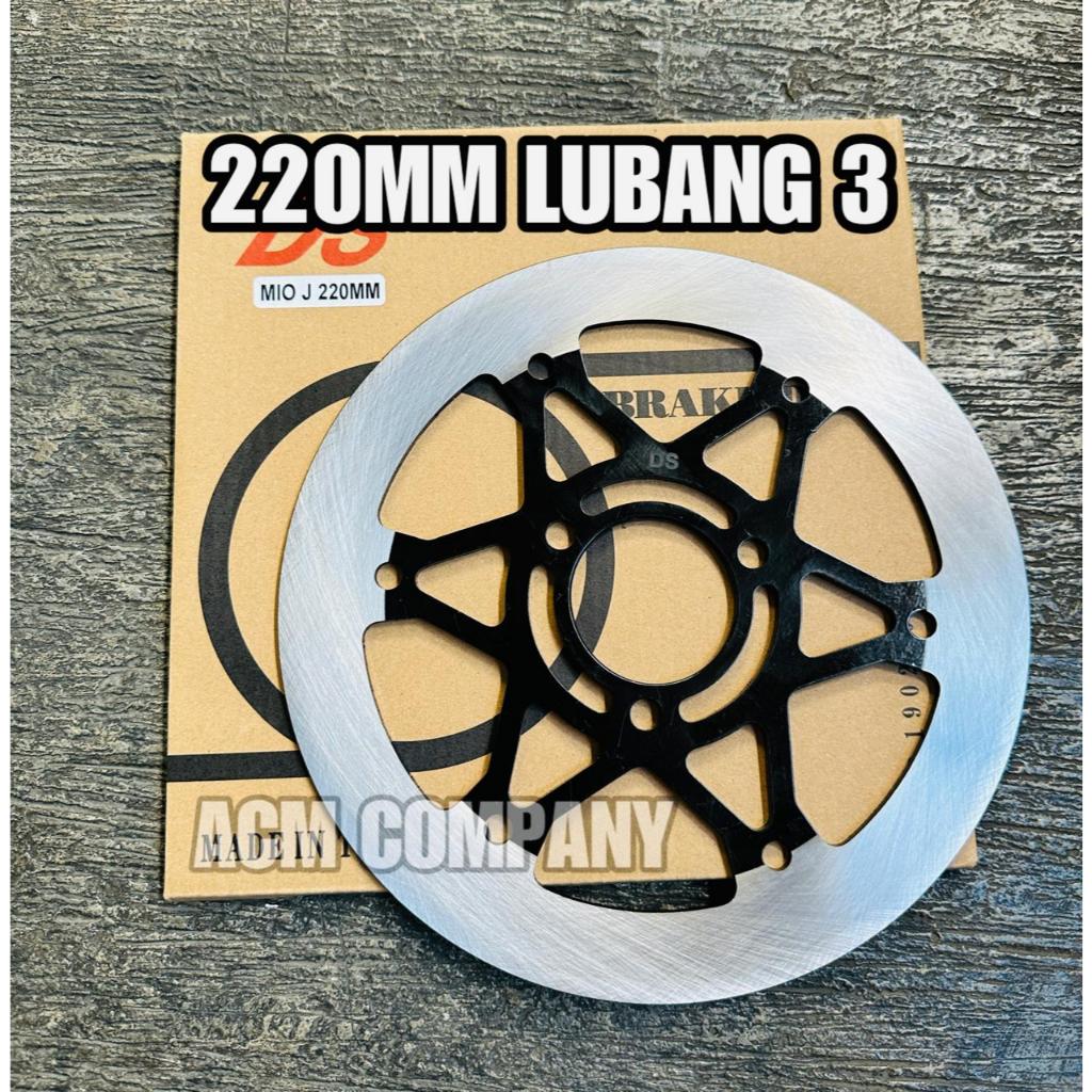 DS BUTA แผ่นดิสก์สีดํา 3 หลุม 220MM MIO J GT SOULGT GEAR M3 FINO XRIDE ETC.