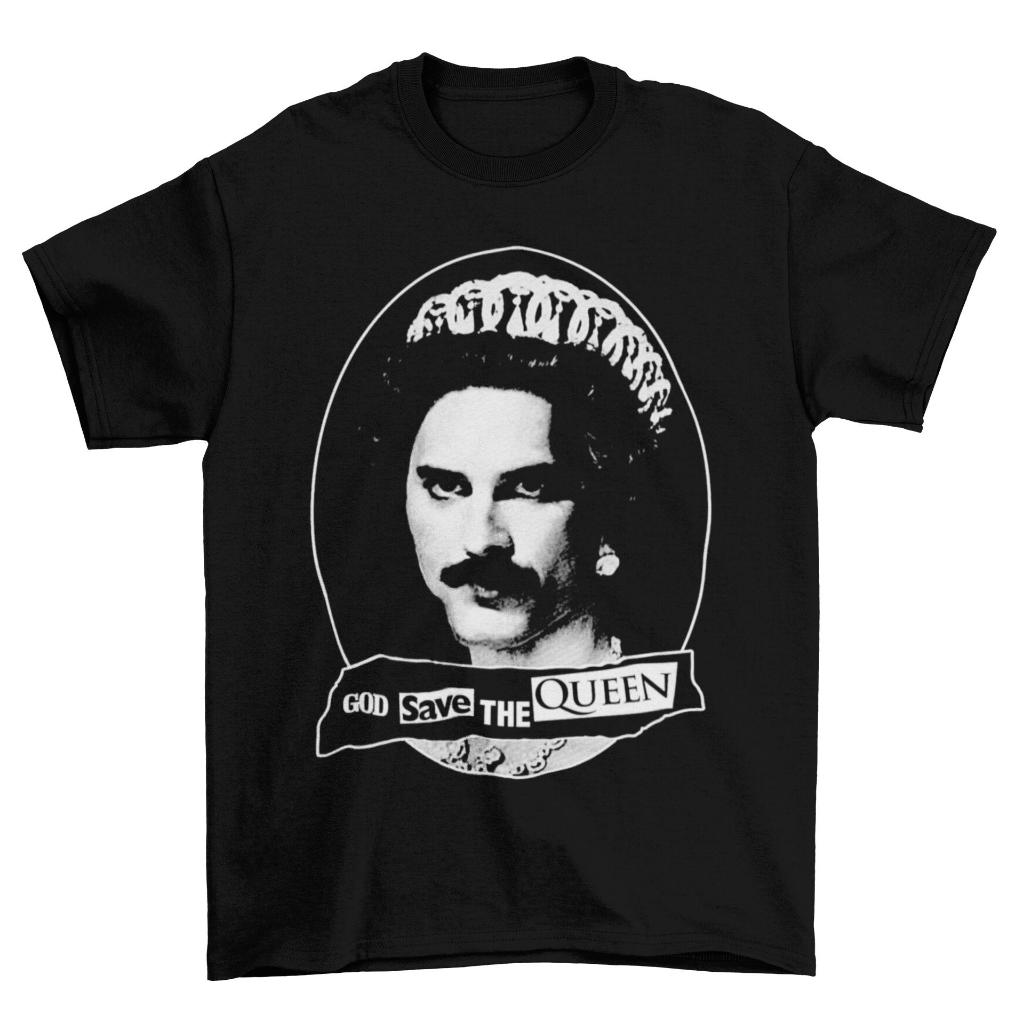 เสื้อยืด Tomoshinc Queen Band - God Save The Queen