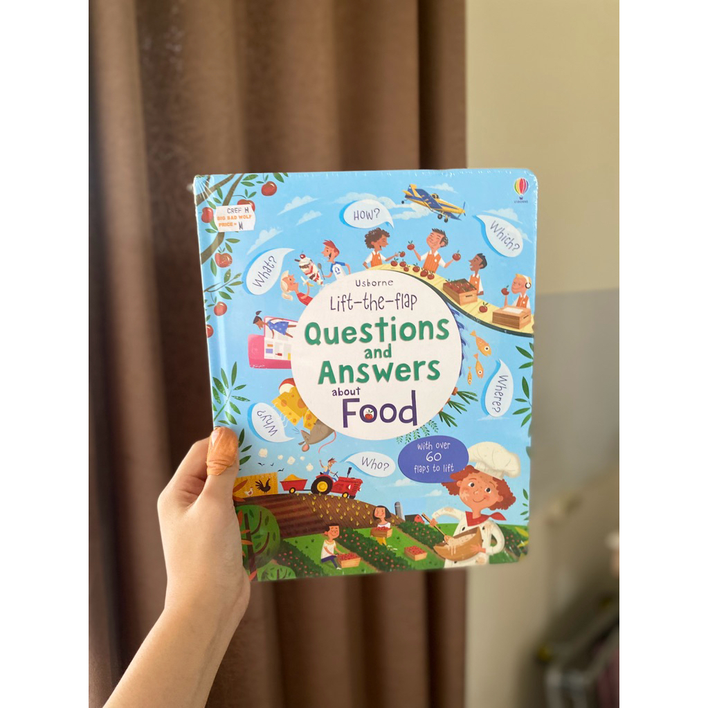 Usborne Lift-the-flap Questions และคําตอบเกี่ยวกับอาหาร