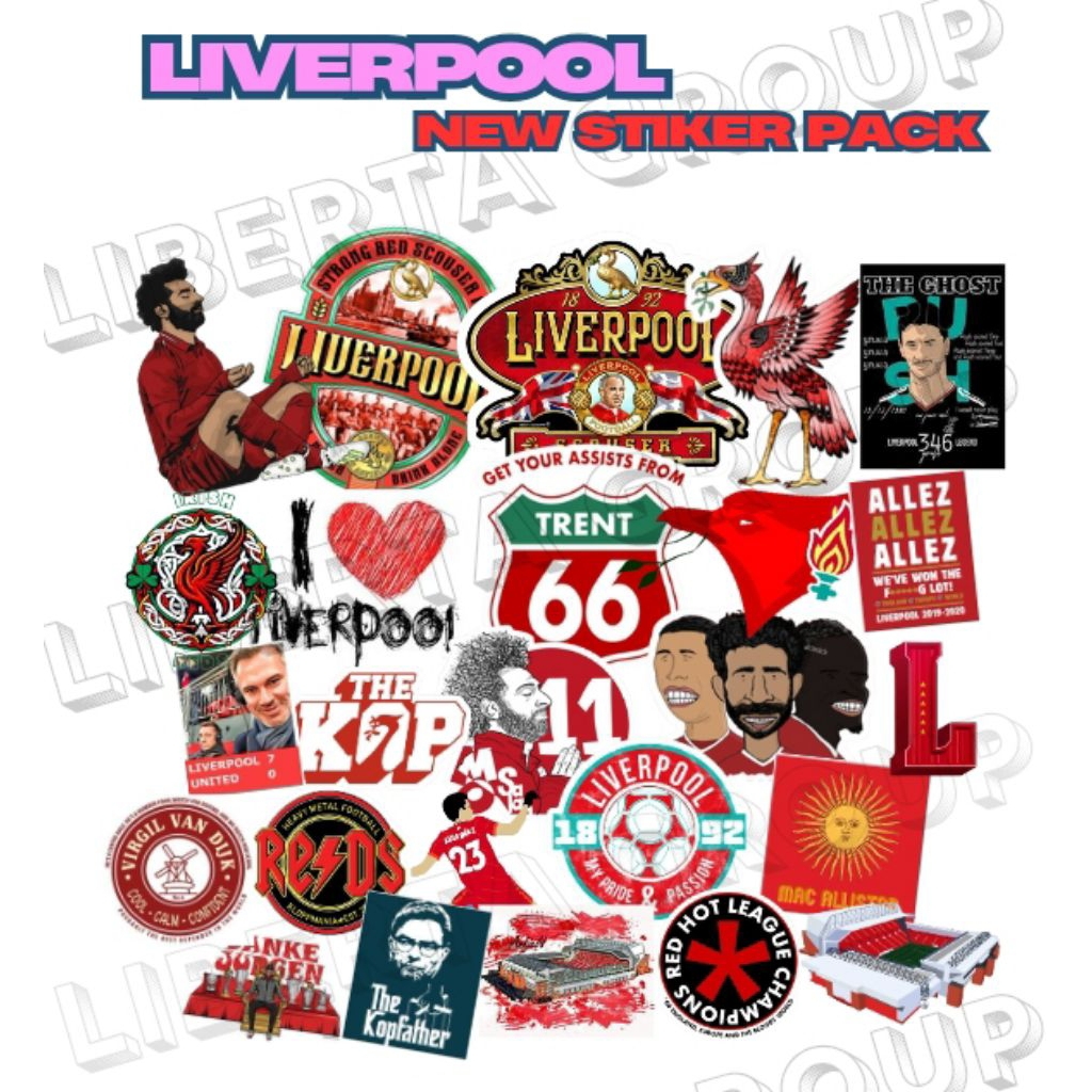 Liverpool YNWA Anfield series ไวนิลกันน้ํา Full Pack สติ๊กเกอร์