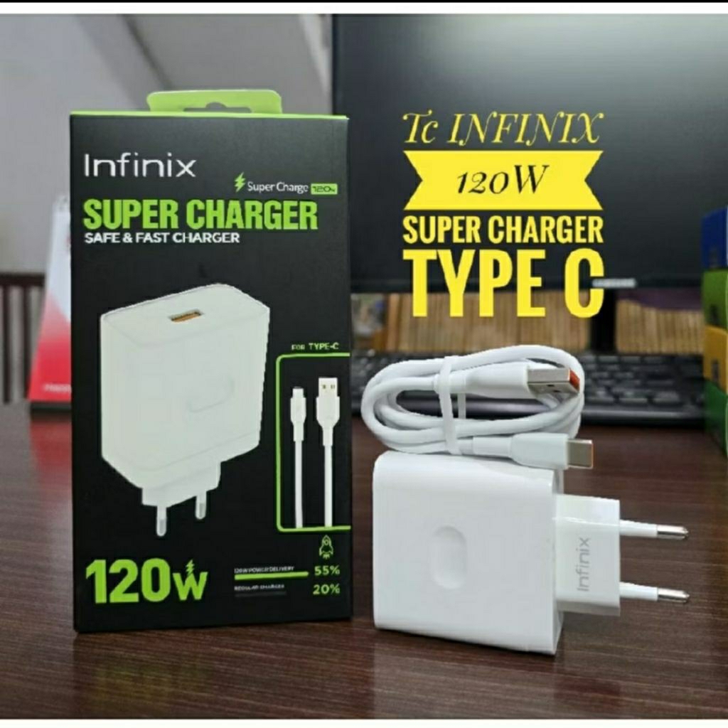 INFINIX 120W TYPE C CHARGER / INFINIX 120W FAST CHARGING CHARGER