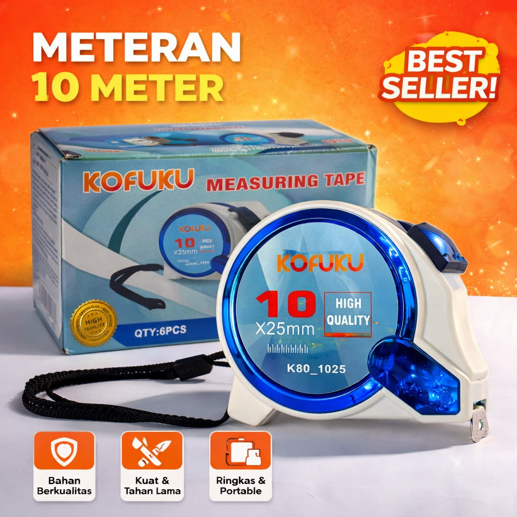 KOFUKU Auto Stop สายวัด 10 เมตร