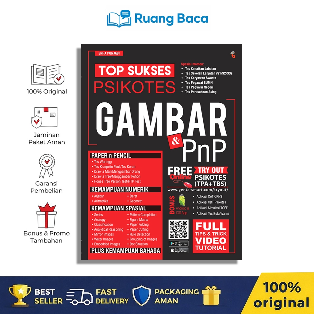 TPA PSYCHOLOGICAL TEST BOOK - TOP SUCCESSFUL PSYCHOLOGICAL TEST IMAGE PNP