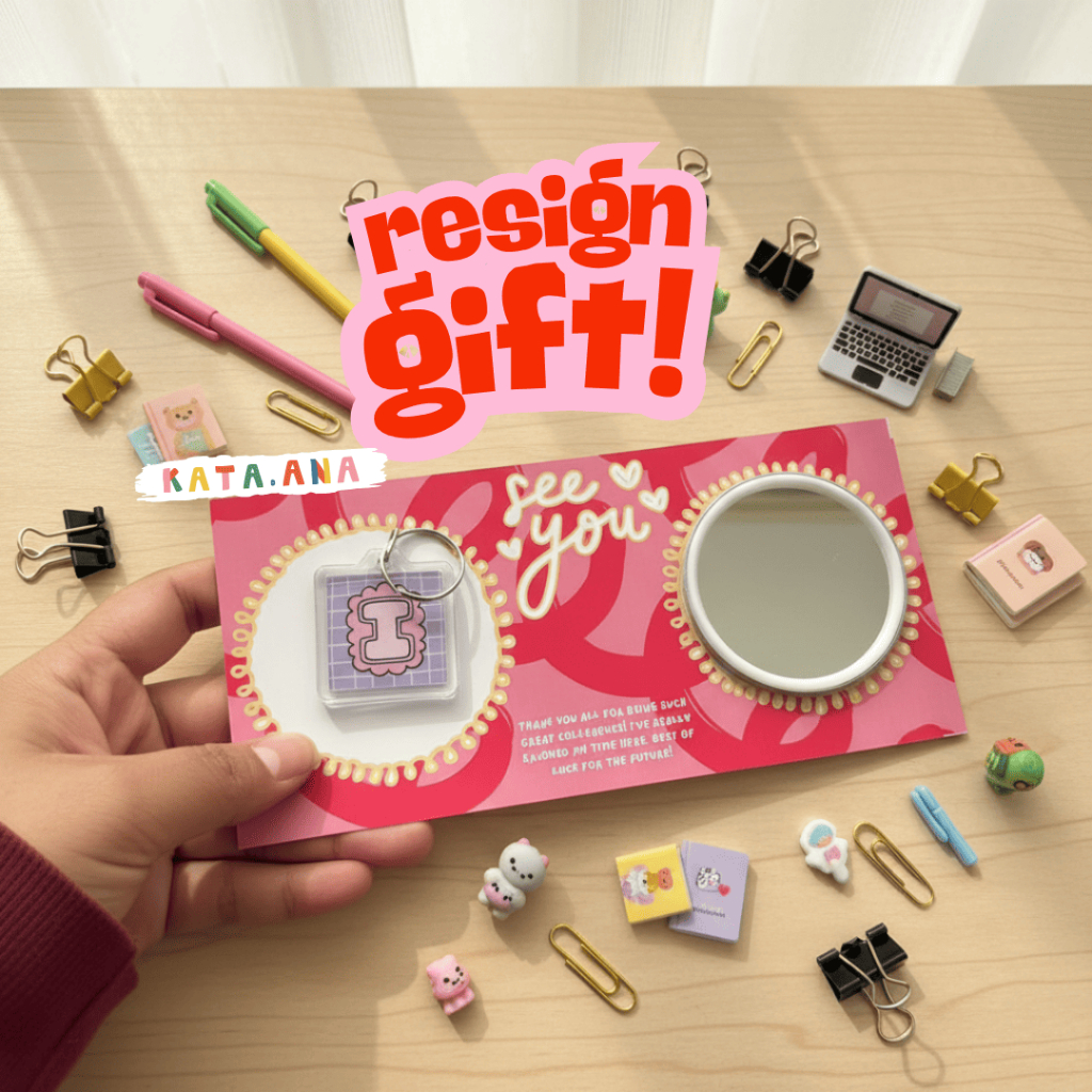 กระเช้าป้ายใหม่สมัยใหม่ | ขัดขวาง Resign Gen Z และ Simple | กระเช้า | Resign ของที่ระลึกสําหรับประชา