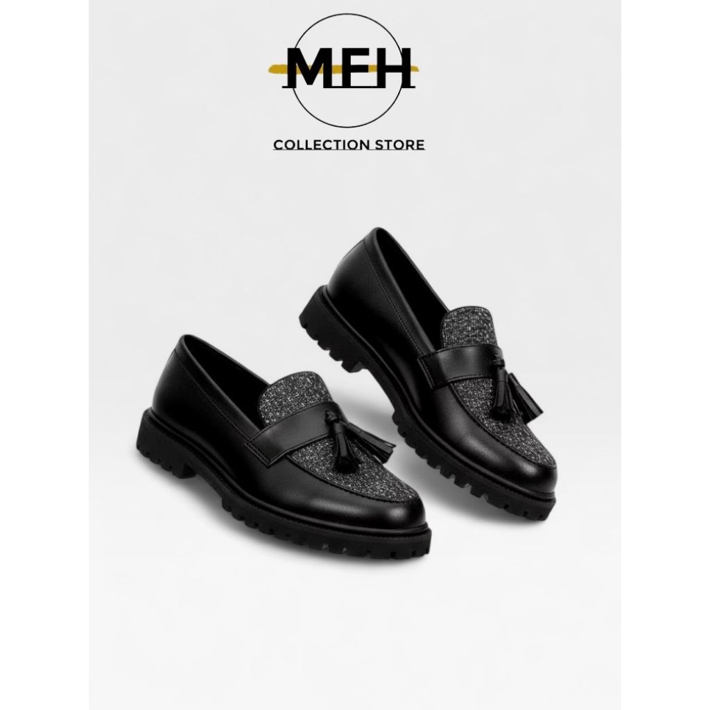 MFH รองเท้าผู้หญิง Loafer slip on รองเท้านักเรียน รองเท้าทํางาน Lcg Loafer SLIP-ON