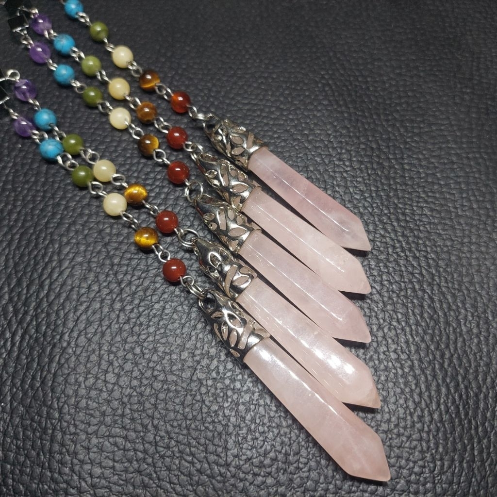 ROSE QUARTZ MIX STONE 7 CHAKRA