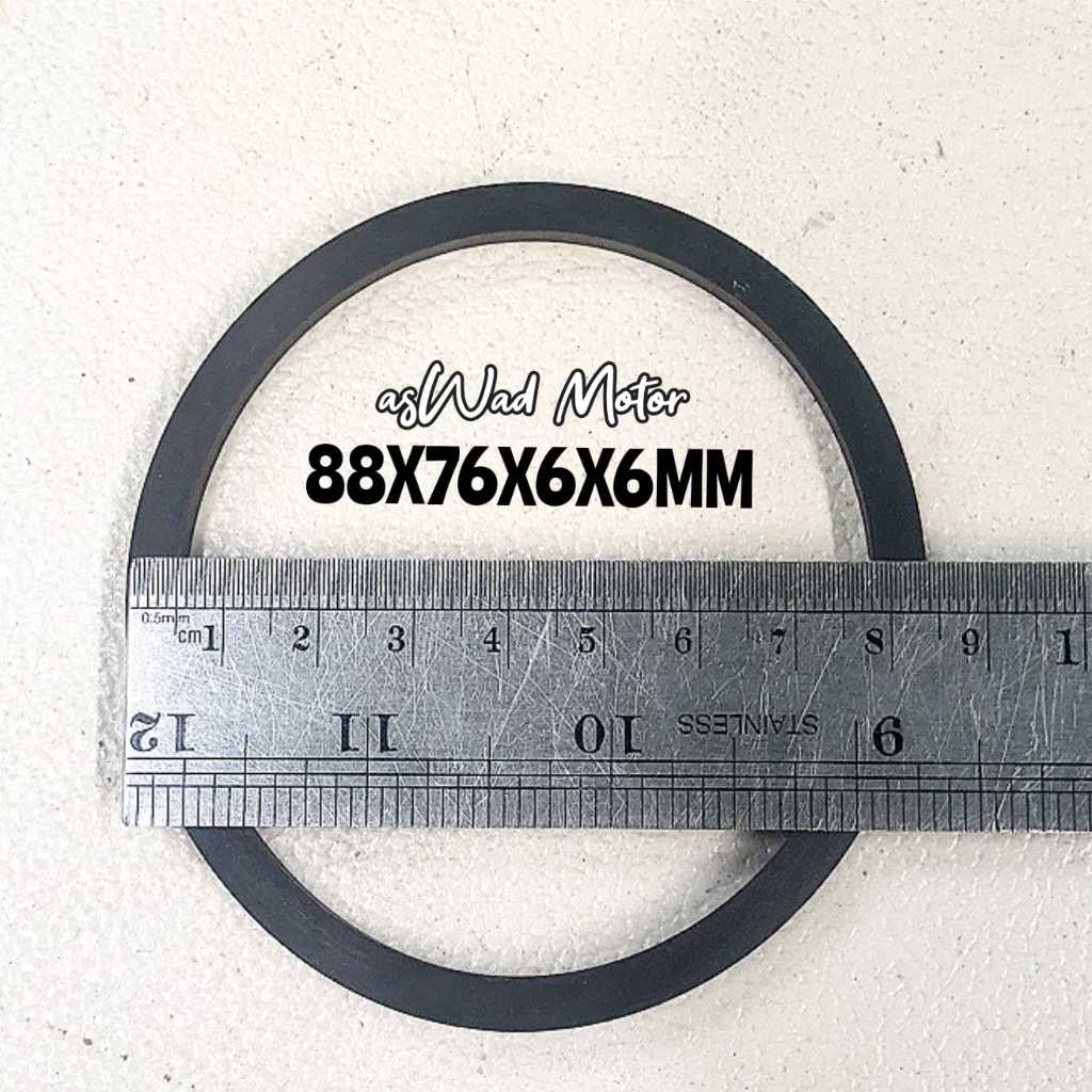 Oring Seal เส้นผ่านศูนย์กลาง 88X76X6X6mm Universal / ซีลยาง / ยาง Oring / Seal Oring / ปะเก็นยาง / ป