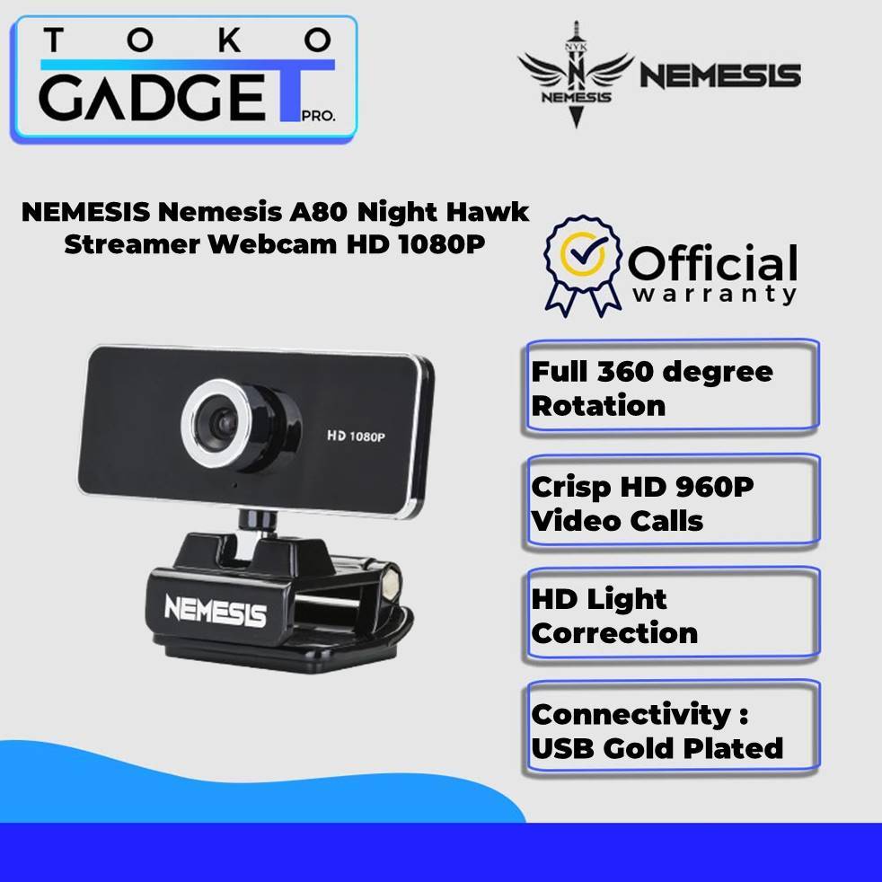 NEMESIS Nemesis A80 Night Hawk Streamer Webcam HD 1080P