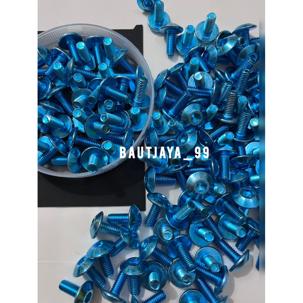 50-100 ชิ้น Yamaha Vixion/X-Rite/R15/R25 สลักเกลียวฝาครอบร่างกาย 10