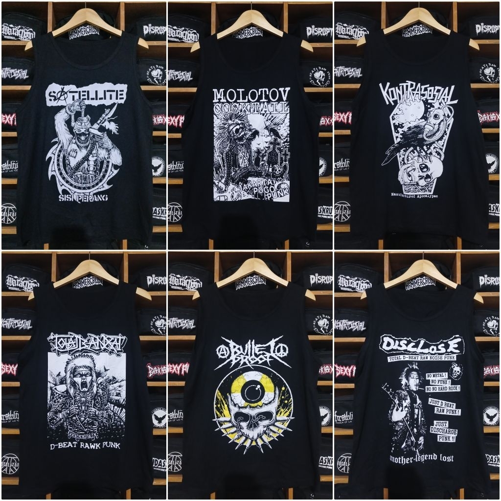 เสื้อยืด PUNK ROCK LEKBONG BAND / เสื้อยืด PUNK SINGLET