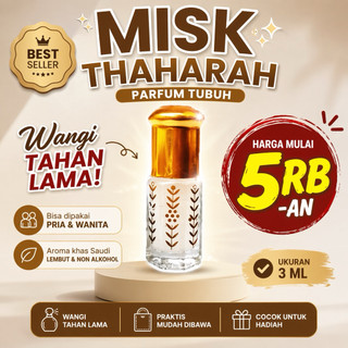 Misk Thaharah Parfum Non Alkohol | Wangi Segar dan Suci