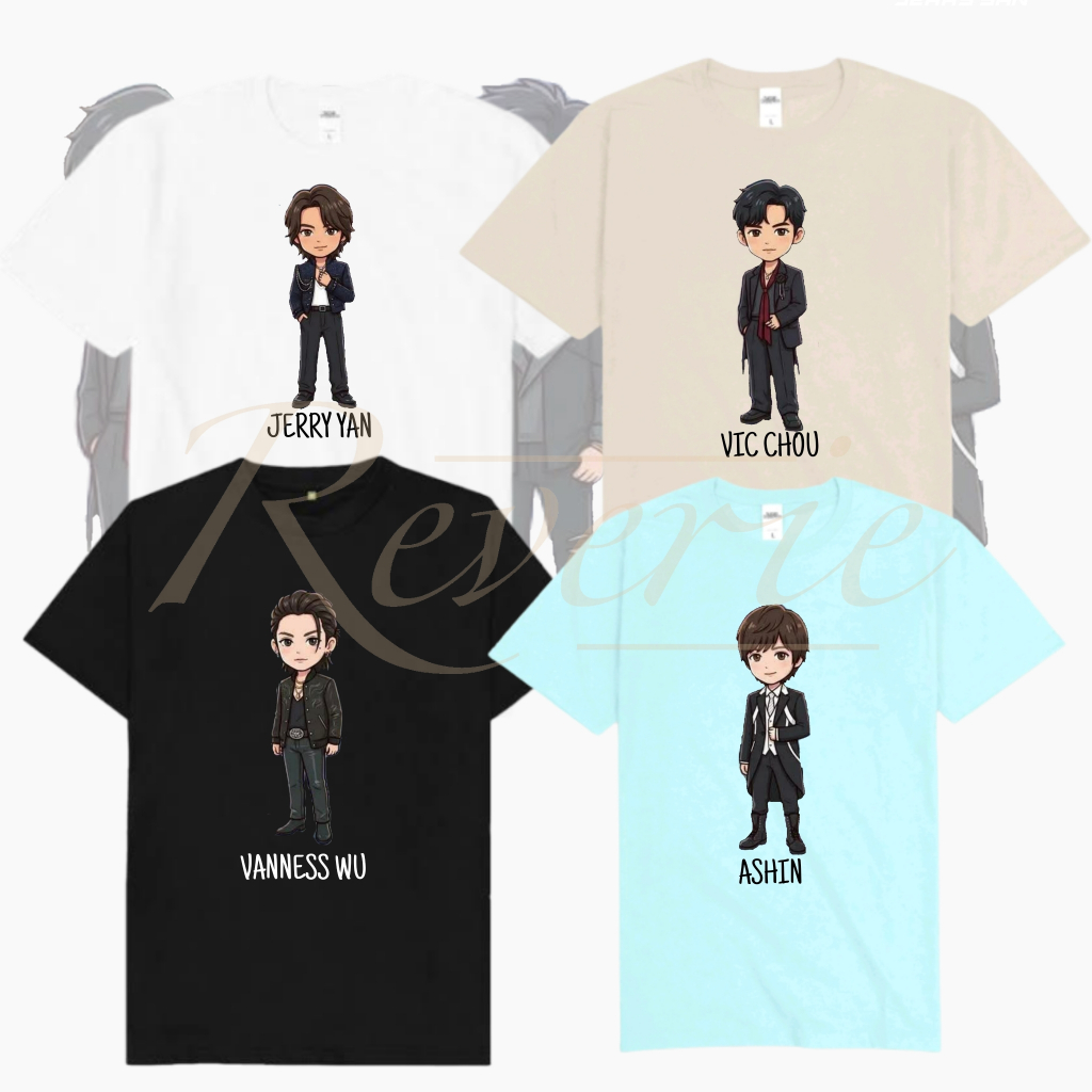 FEVER JERRY YAN VANNESS WU ASHIN VISHI HOU TSHIRT CONCERT F4 F FOREVER WORLD TOUR CONCERT 2026 MANDA