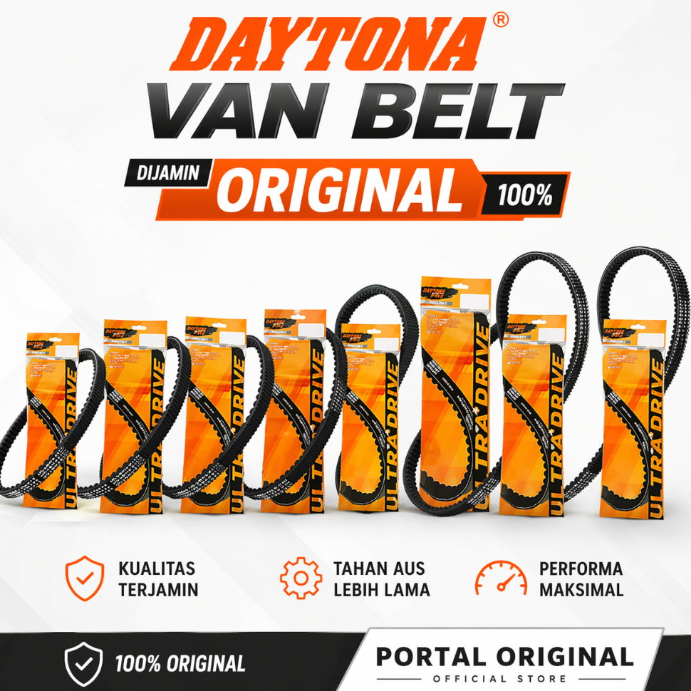 V-belt Daytona Racing Original 100% Ultra Drive เฉพาะชุด Van V เข็มขัด Vbelt Roller รถจักรยานยนต์ทั้