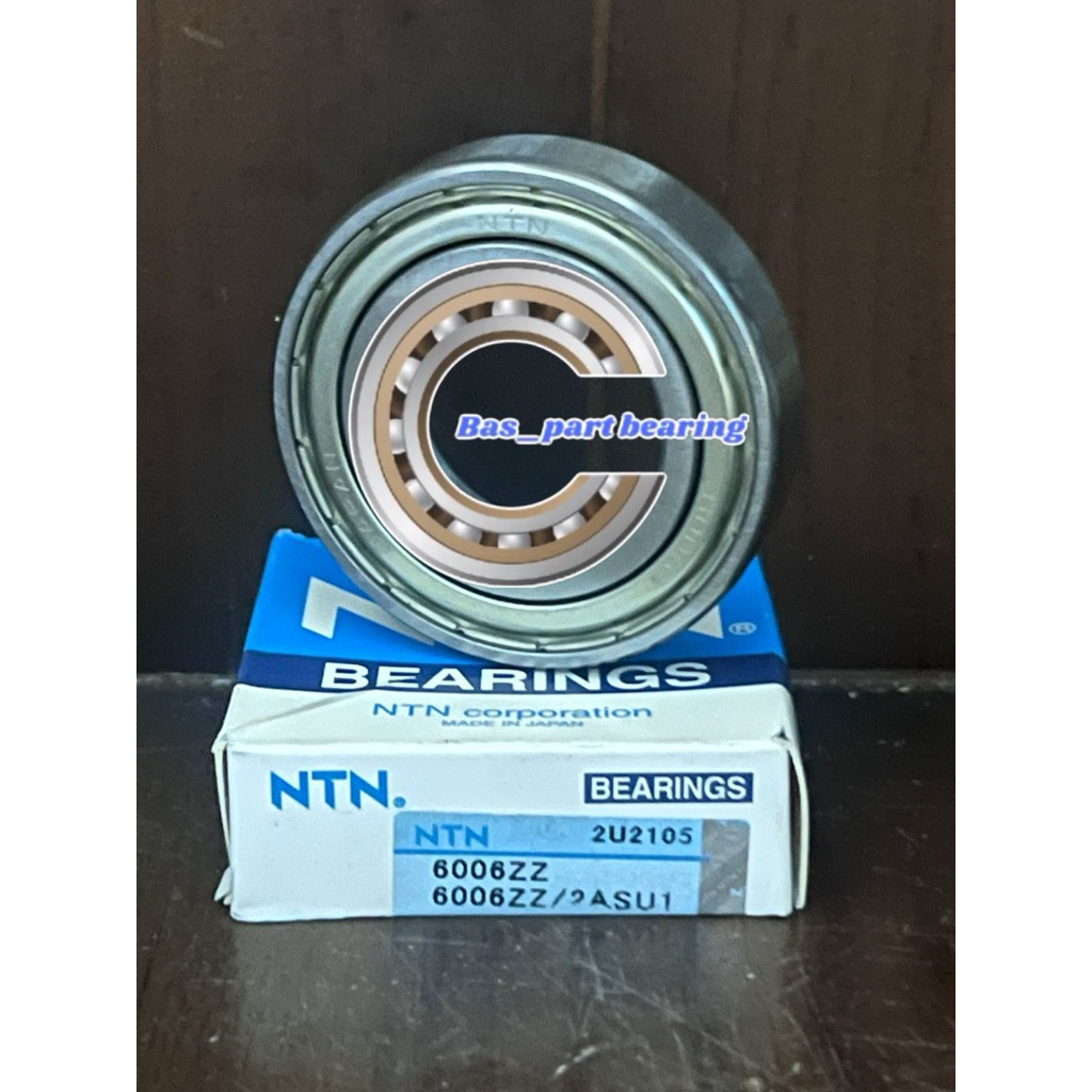 Bearing 6006 ZZ NTN LAHER 6006ZZ NTN 30x55x13