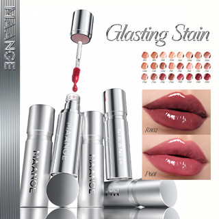 MAANGE Satin Glow Lip Tint Natural Transferproof Hydrating Lip Glossy Finish Tahan MG-L02