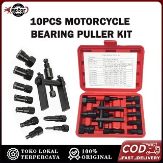 10Pcs Bearing Puller Set Treker Pencabut Bearing Set Treker Cabut Bearing Dalam Treker Pembuka Bearing