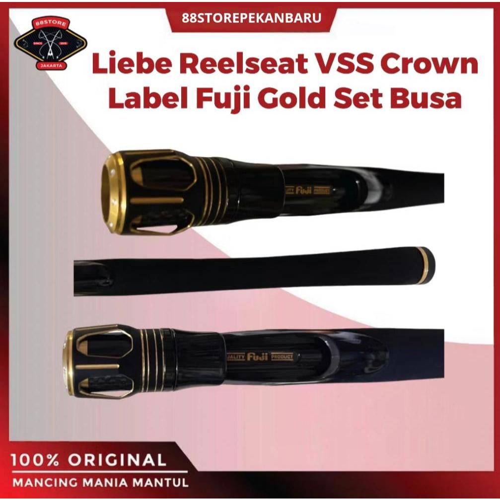 88Storepekanbaru reelseat rod label fuji gold crown เพชรชุดโฟม + แต่ถ้วย