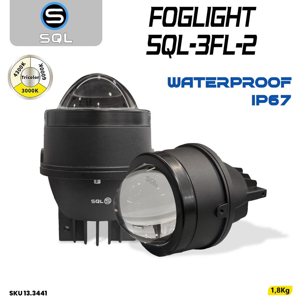 FOGLAMP SQL 3 นิ้ว ALLWEATHER 3 สี TYPE 3FL รับประกัน 1 ปี