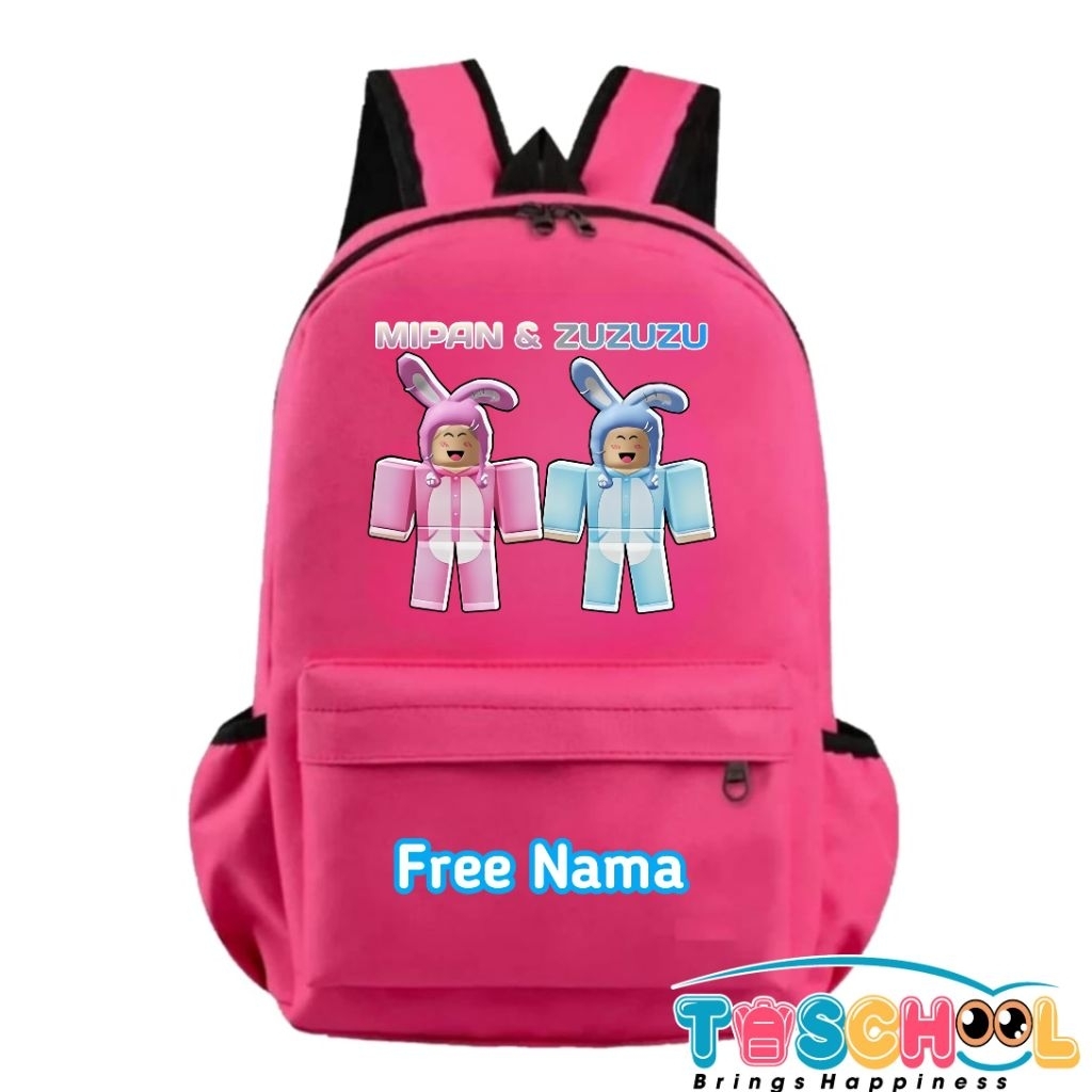MIPAN ZUZU ROBLOX CHARACTER CHILDRENS BACKPACK ฟรีชื่อ