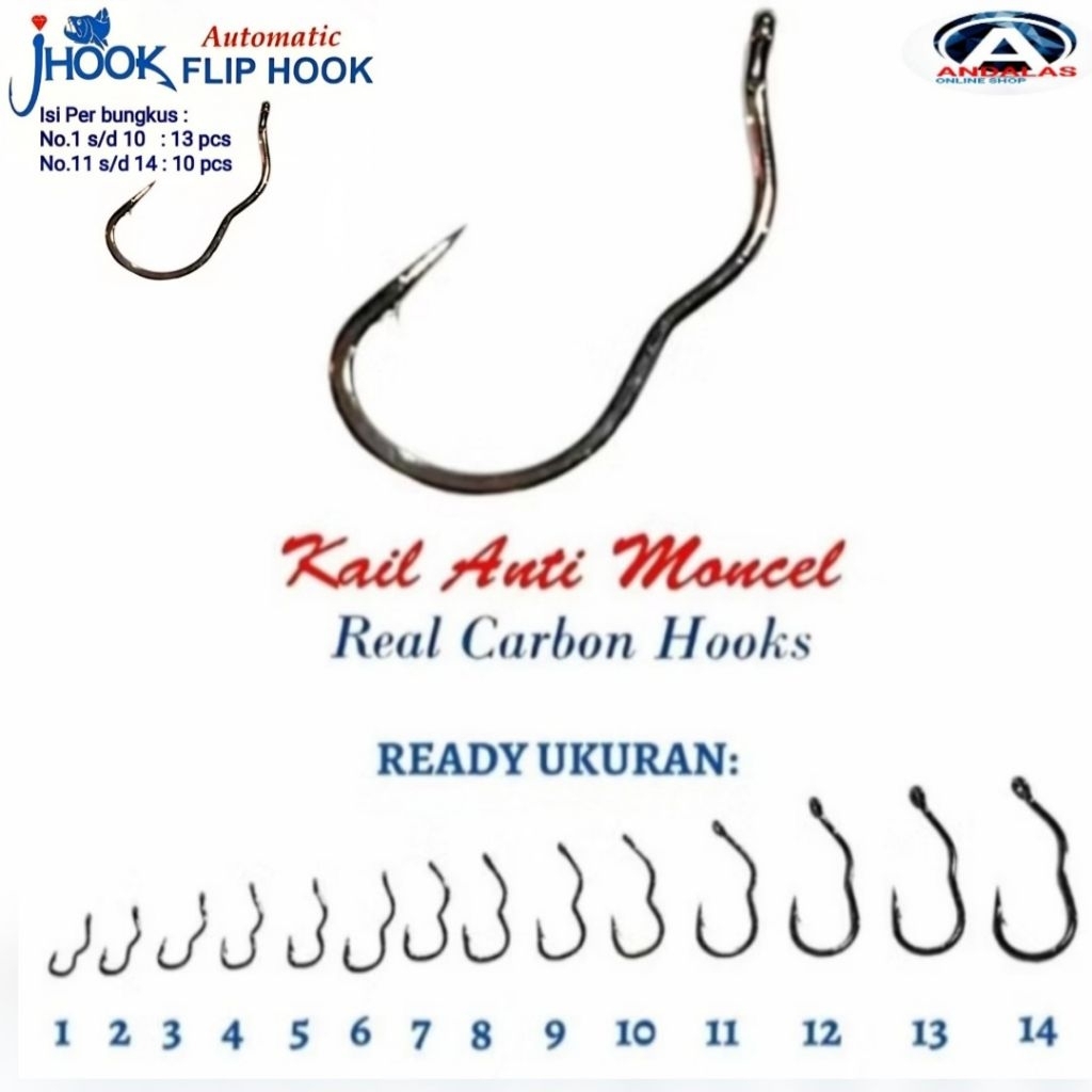 Anti-Mocel J Hook / J Hook ตะขอพลิกอัตโนมัติ