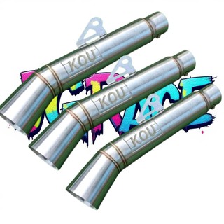KNALPOT RACING KOU NON GASWOLL INLET50MM SILINCER ONLY UNIVERSAL/UNTUK SEMUA JENIS MOTOR