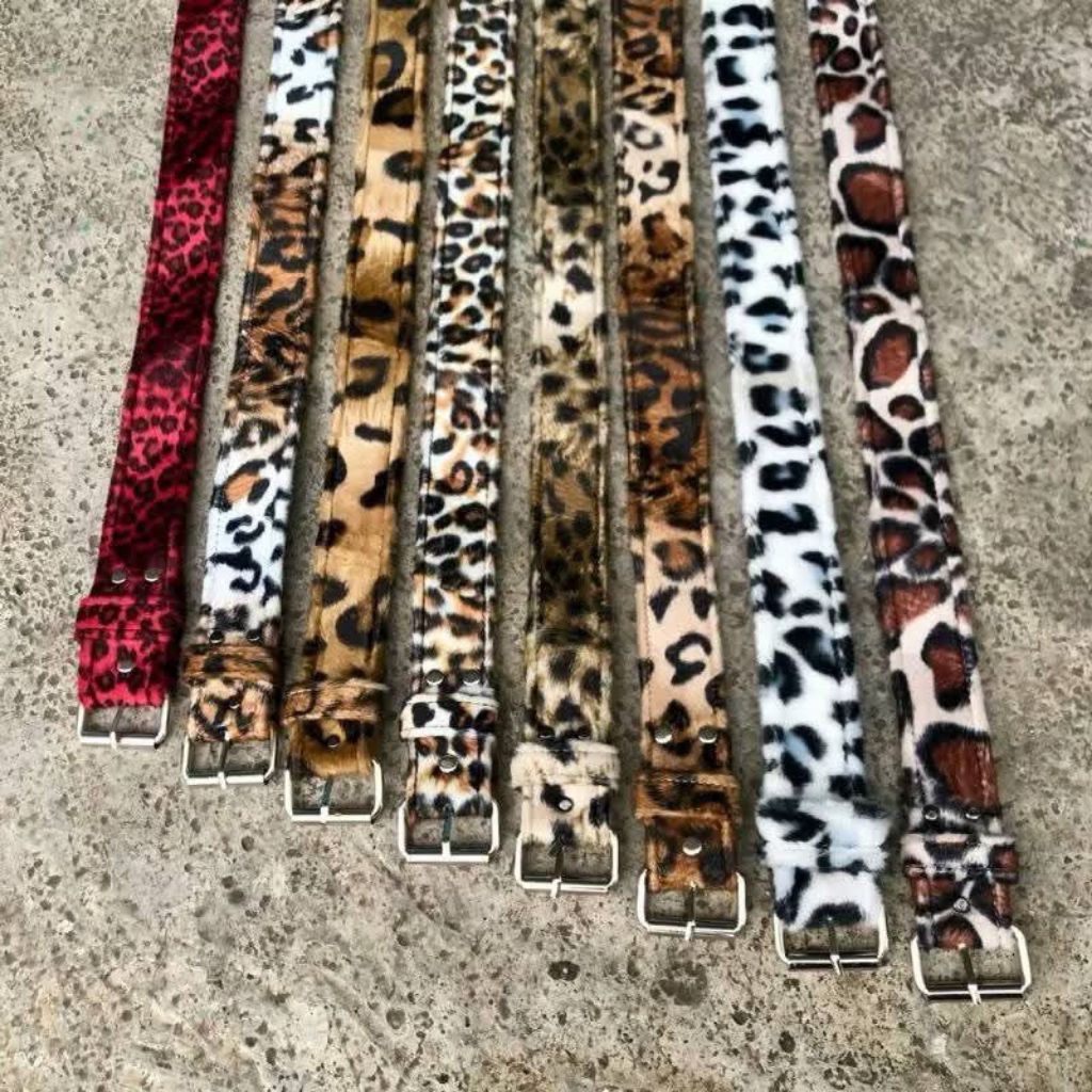 LEOPARD BELT / BUCKLE สําหรับผู้ชาย/ผู้หญิง