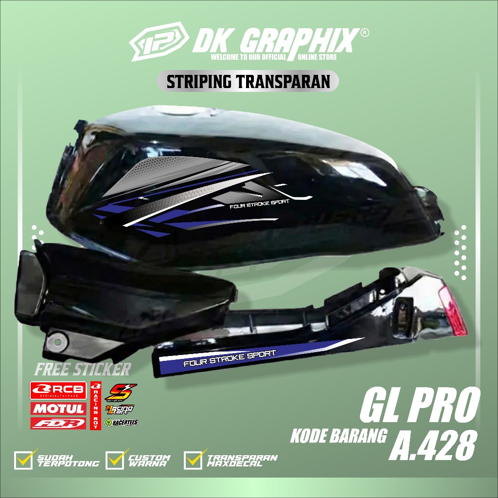 GL MAX GL PRO GL NEOTECH STRIPING, CUSTOM GL MAX GL PRO STRIPING CODE A.428