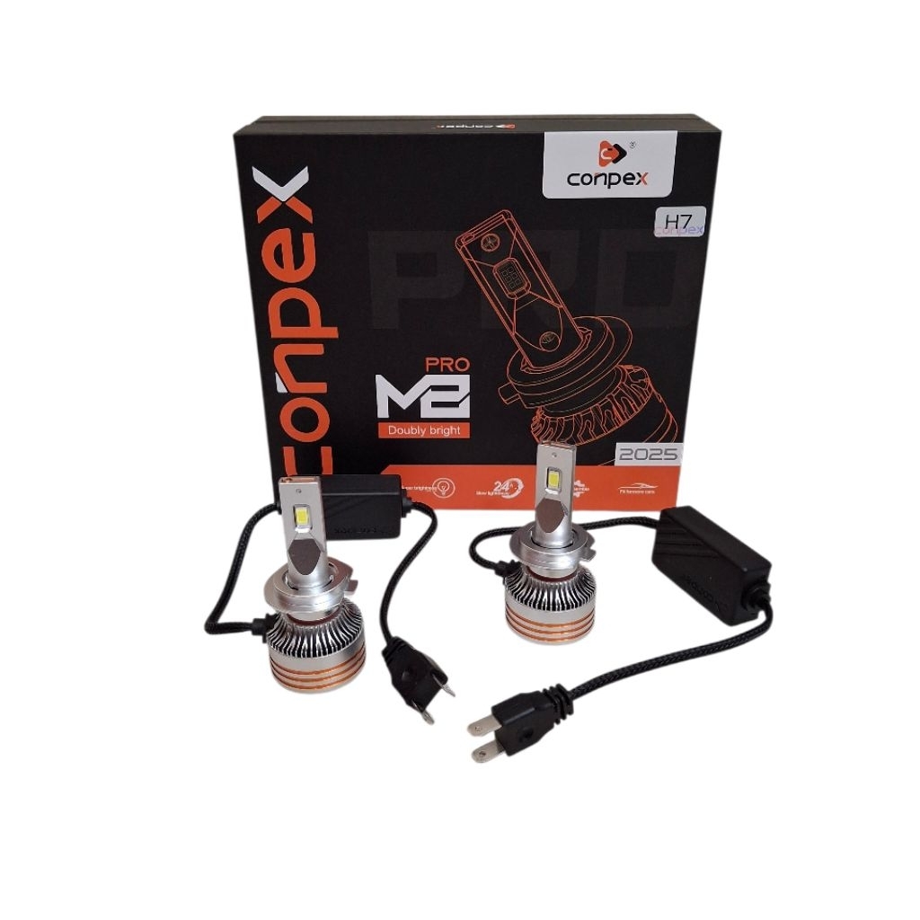 ไฟหน้า LED h7 conpex m8 pro หลอดไฟ LED h7 conpex m8 pro 6000K 1 สี