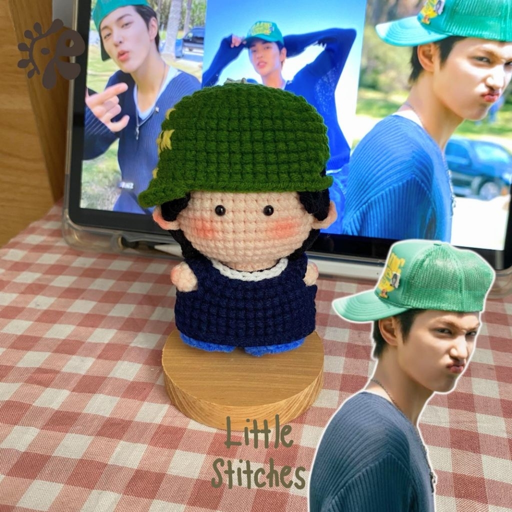 GANTUNGAN [LITTLESTITCHES] พวงกุญแจ Amigurumi PREMIUM Keonho Cortism || พวงกุญแจถัก Keonho Cortis PR