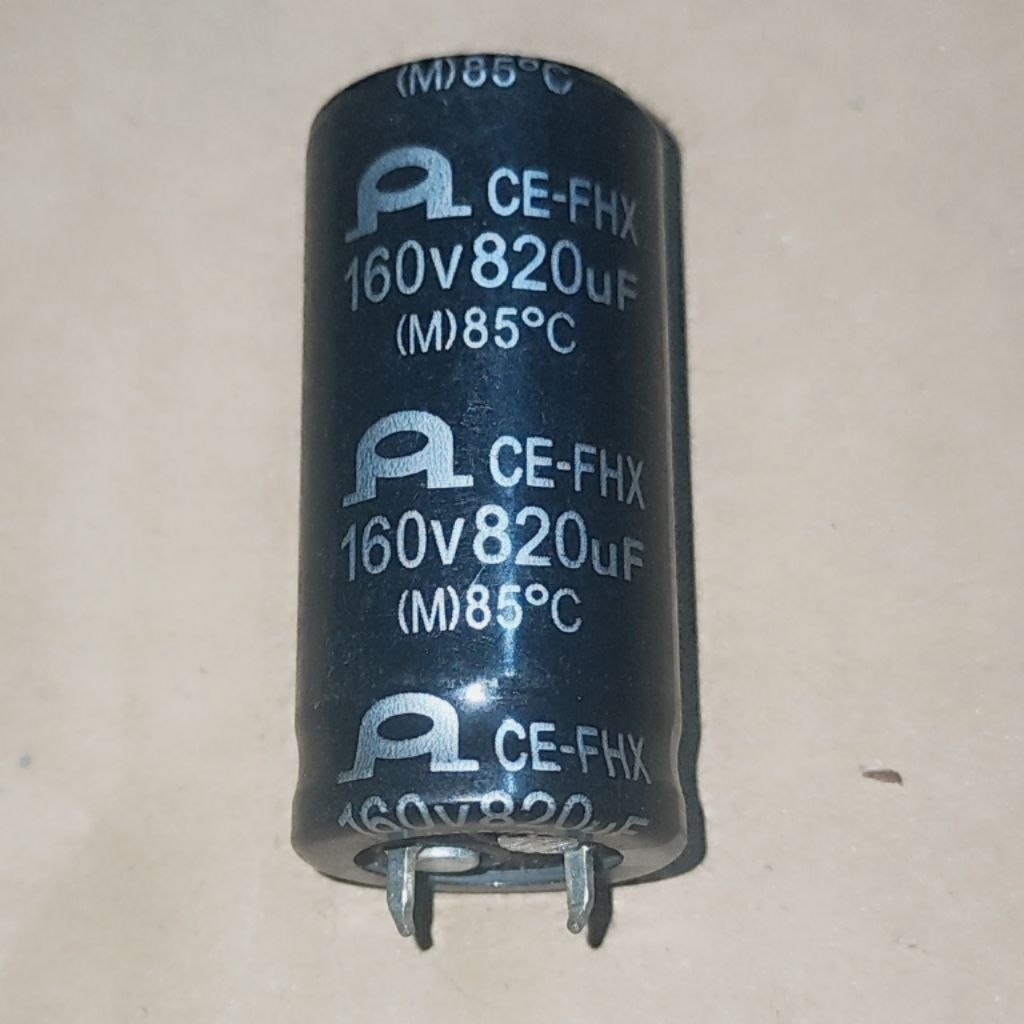 C Elco Elko 820uF 160V 820 uF 160 V 820mF mF 820mFD mFD 160VDC VDC 160WV WV