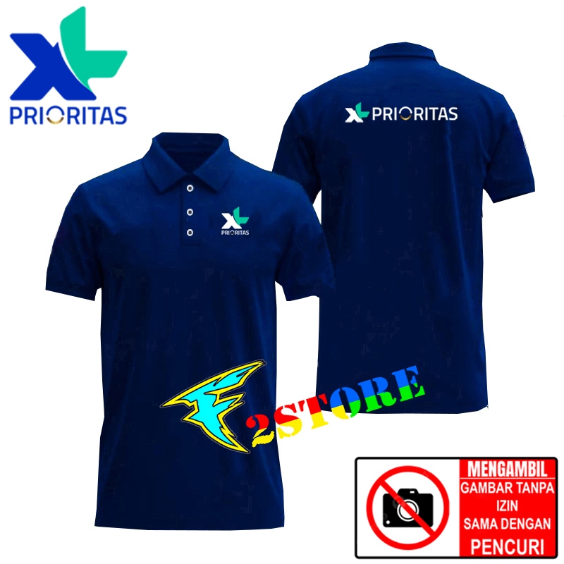 เสื้อยืดคอปกโปโล XL PRIORITY DIgital Screen Printing DTF F2ASTORE