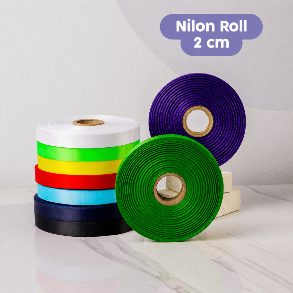 NYLON ROLL STRAP 2 cm / Smooth NYLON Card Lanyard Strap ขนาด 2 cm Roll