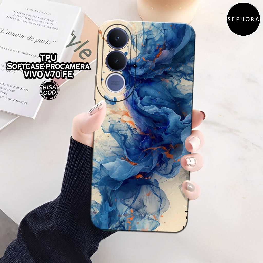 เคส HP ล่าสุด VIVO V70 FE 2026 - เคสแฟชั่นนามธรรม - เคส VIVO V70 FE 2026 Softcase - เคสกล้อง Pro - เ