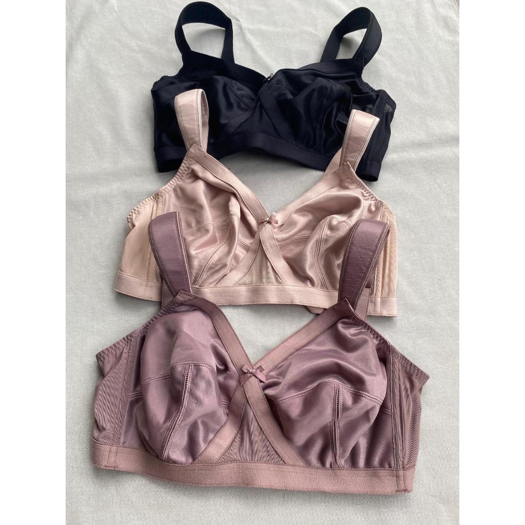[ขนาดใหญ่ - พร้อมถึง 46DD] Playtex Lace Bra Non-Foam Daily Bra - Non-Padded - No Underwire - 1284