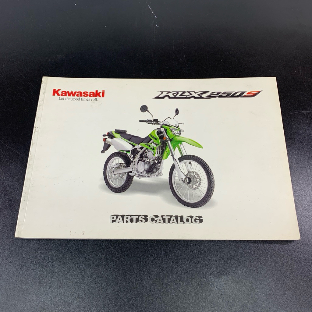 SPARE PARTS CATALOG BOOK, PARTS CATALOG หนังสืออะไหล่ catalock KAWASAKI KLX 250 S 2008 KLX250s ต้นฉบ